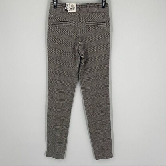 Hue Women’s Elastic Waist Pull On Plaid Dressy Leggings size XS - Picture 3 of 3